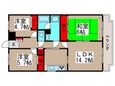 市川東レジデンスの間取図