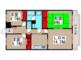 市川東レジデンスの間取図