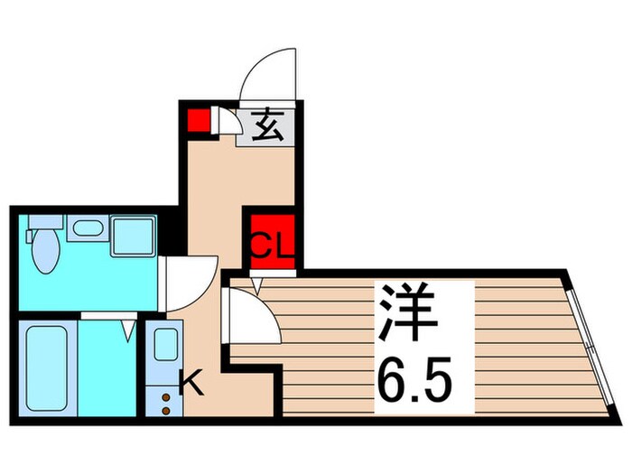 エクセラン五反野の間取り図