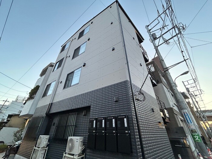 エクセラン五反野の駐輪場