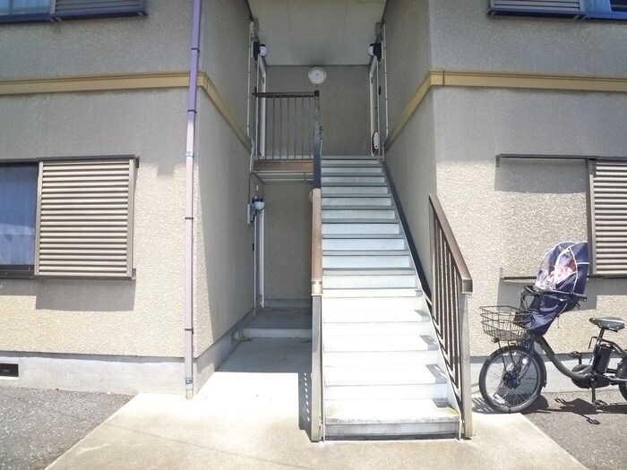 フレグランスひまわりＢのエントランス部分