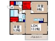 仮）グラシューズの間取図
