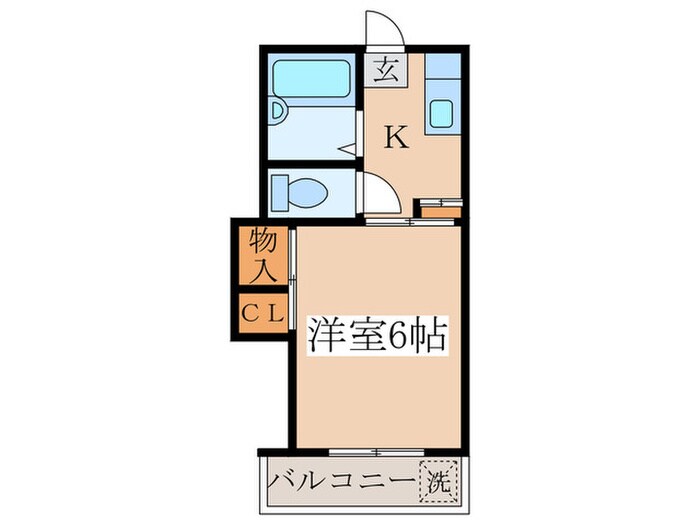 宮前ハイツの間取り図