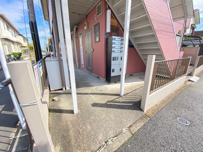 宮前ハイツのエントランス部分