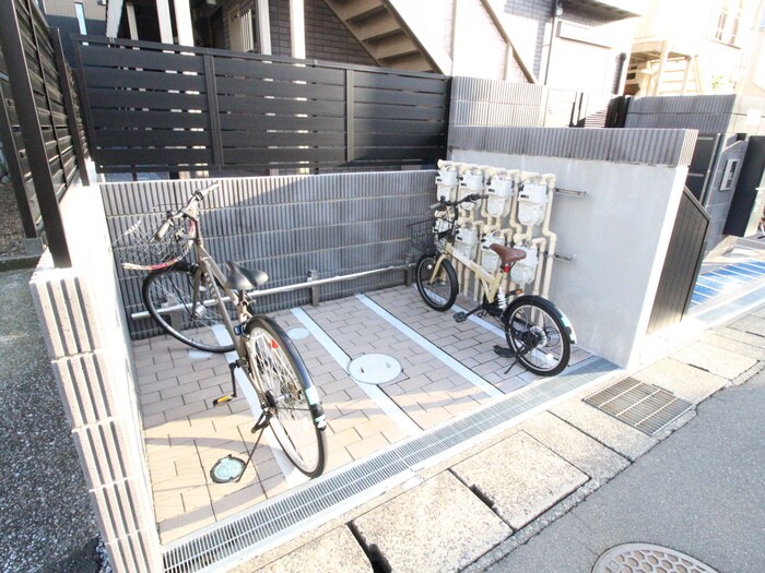 パルティール海楽の駐輪場