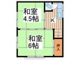 清和荘の間取図