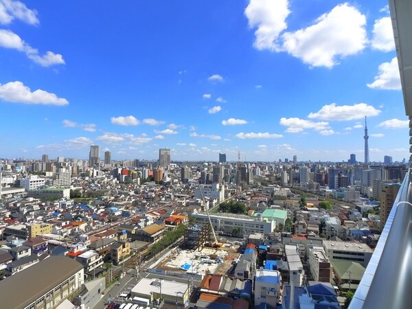 室内からの展望