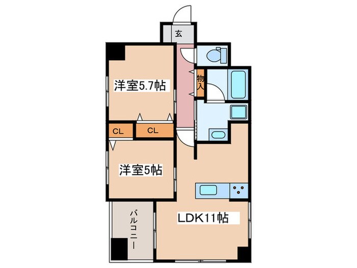 SIDEPLACE JUJOの間取り図