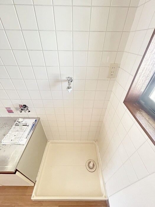 カーサ・ブランカの洗濯機置場