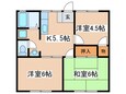 コーポ神谷の間取図