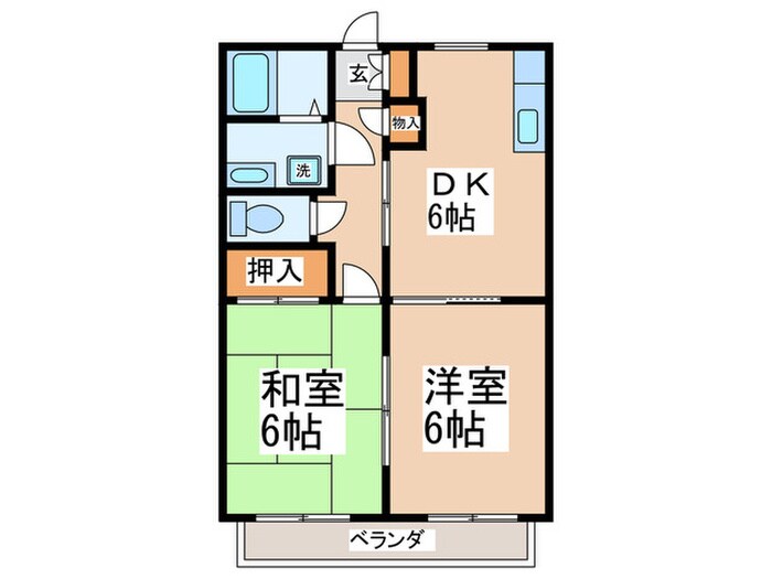 Ｖｉｔａ Ｂｅａｔａの間取り図
