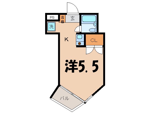 日神パレステ－ジ代田橋の間取り図