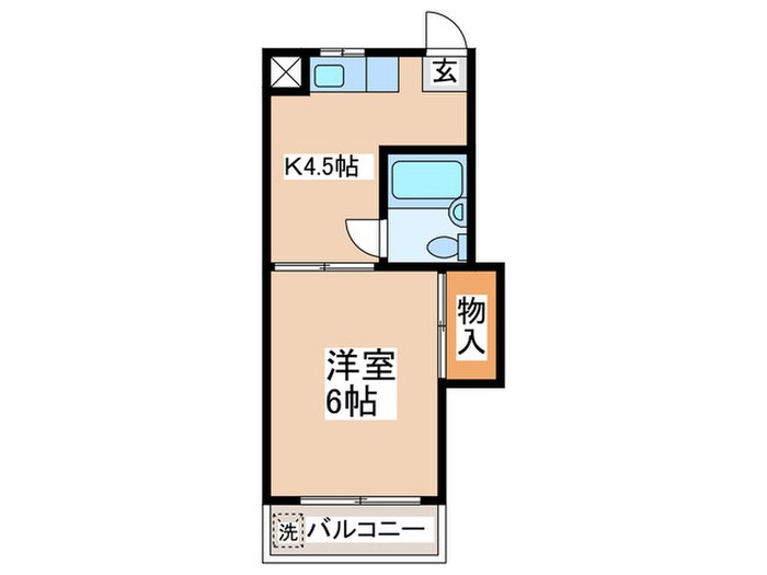 アリビオＫ　Ⅰの間取り図