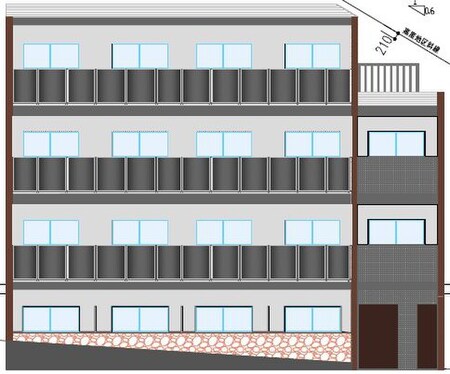仮）森が丘２丁目MS新築工事外観写真