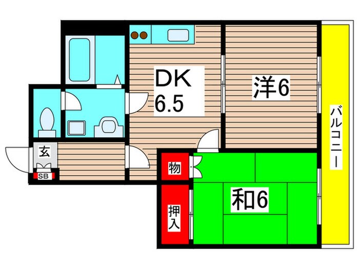 江藤マンションの間取り図