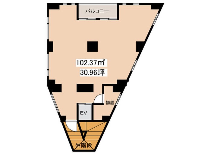 三丁目ビルの間取り図