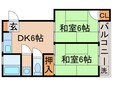 木村ハイツの間取図