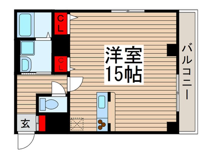 プレイアデ北上野の間取り図