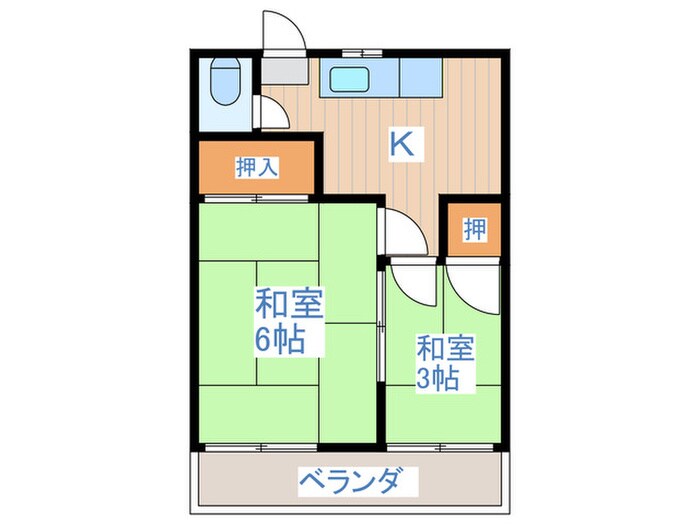 和泉荘の間取り図