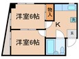 葵コーポの間取図