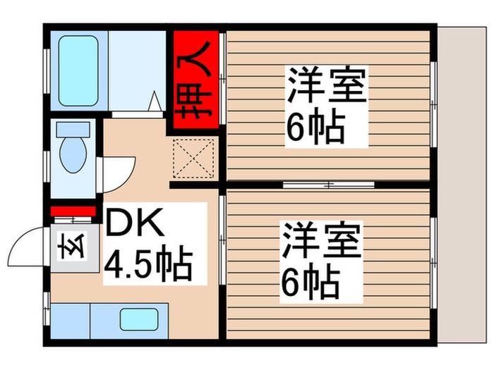 グランドハイツコタケの間取り図