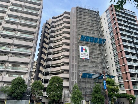 朝日ツイン目黒A棟外観写真