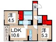 セレスティア西綾瀬の間取図