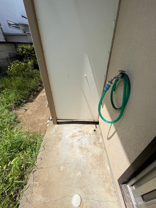 いづみ荘の洗濯機置場