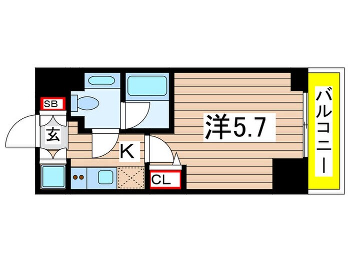 コンフォリア両国DEUXの間取り図