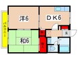 デイアコ－ト大蔵の間取図
