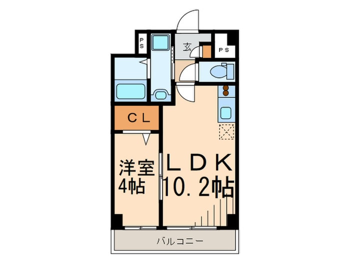 ERIGER T tomigayaの間取り図