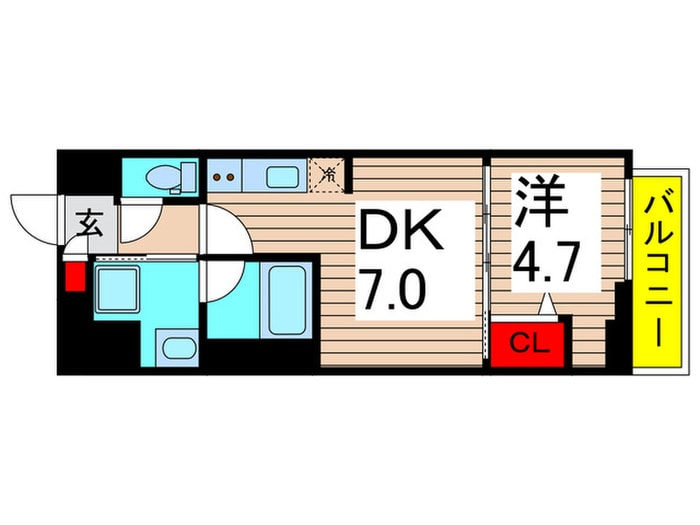 クラリティア綾瀬の間取り図
