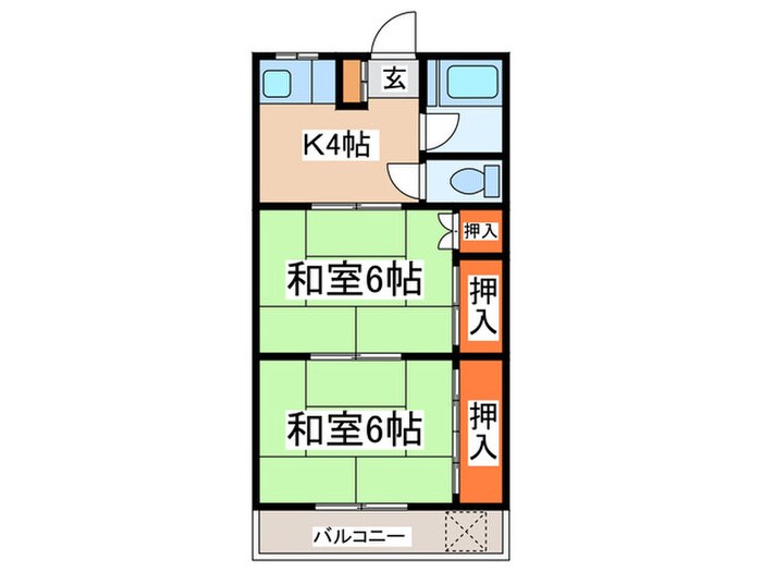 斉藤コーポの間取り図