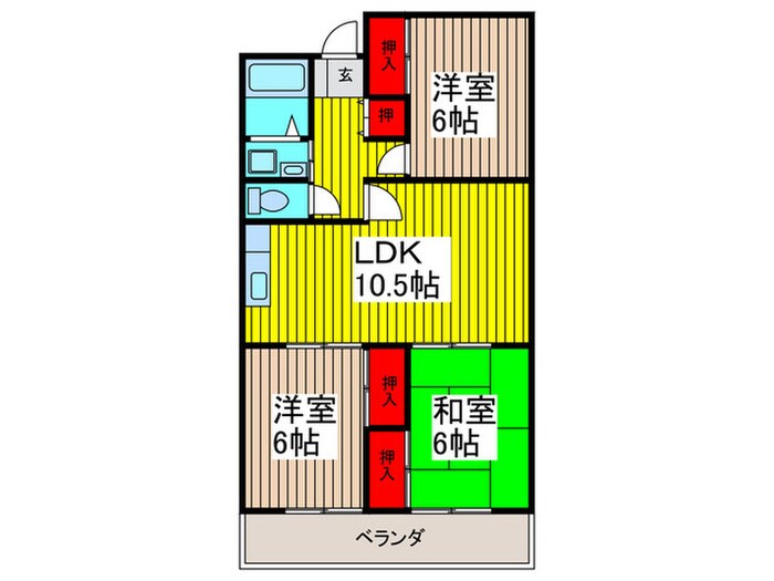 プルミエ－ル・パレの間取り図
