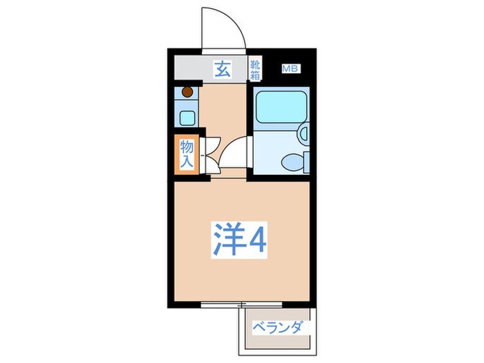 カーサ四谷の間取り図