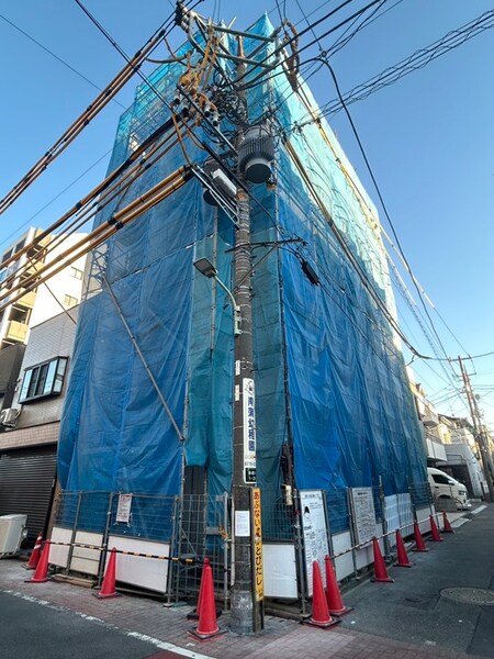 仮）多摩川１丁目新築工事外観写真