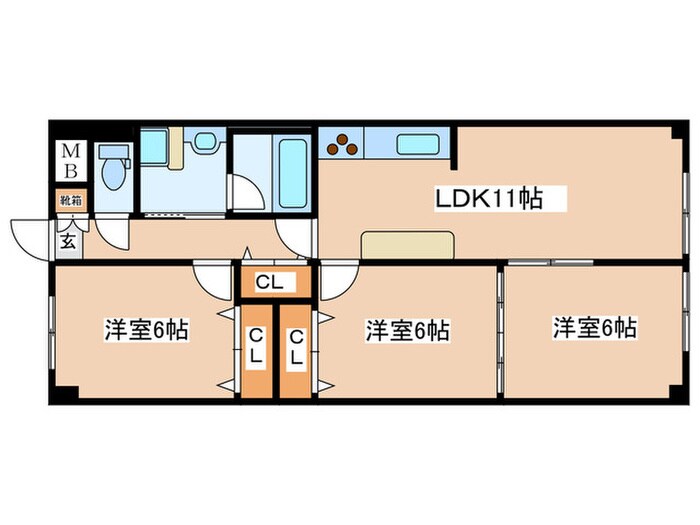 長嶋ビルの間取り図