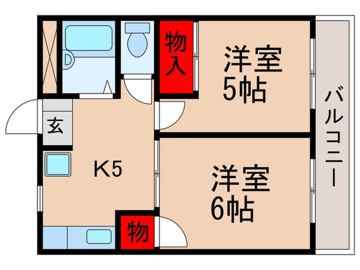 モンシャトー石神井成和の間取り図