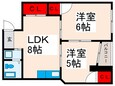 コンフォート竜泉クボタの間取図