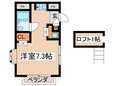 フローラルコートⅢの間取図