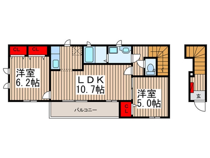 メゾン・アコールの間取り図