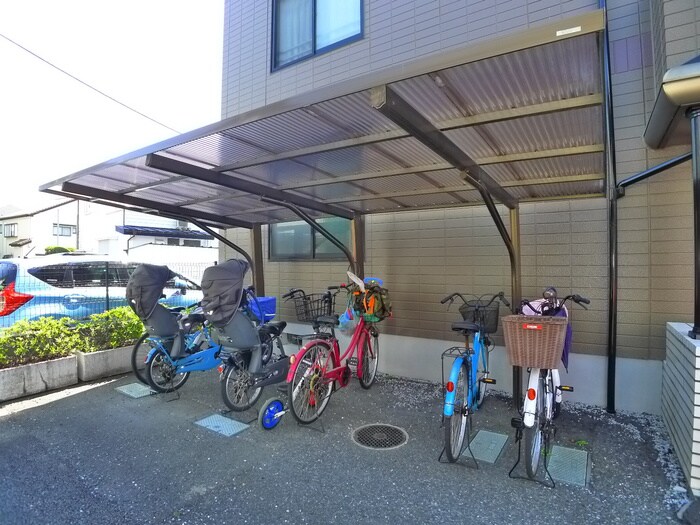 メルヴェーユの駐輪場