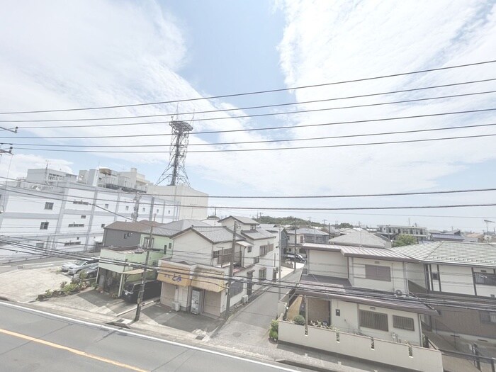 二元館の室内からの展望