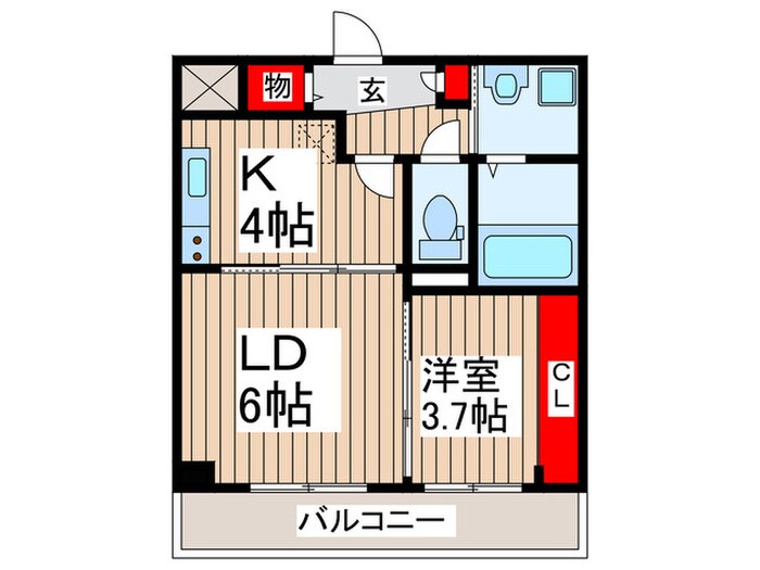 ダイヤモンドクレスト南流山の間取り図