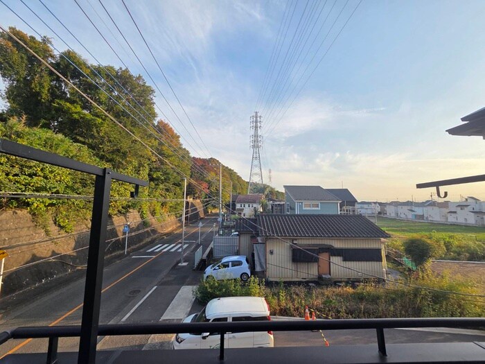 磯部貸家の室内からの展望