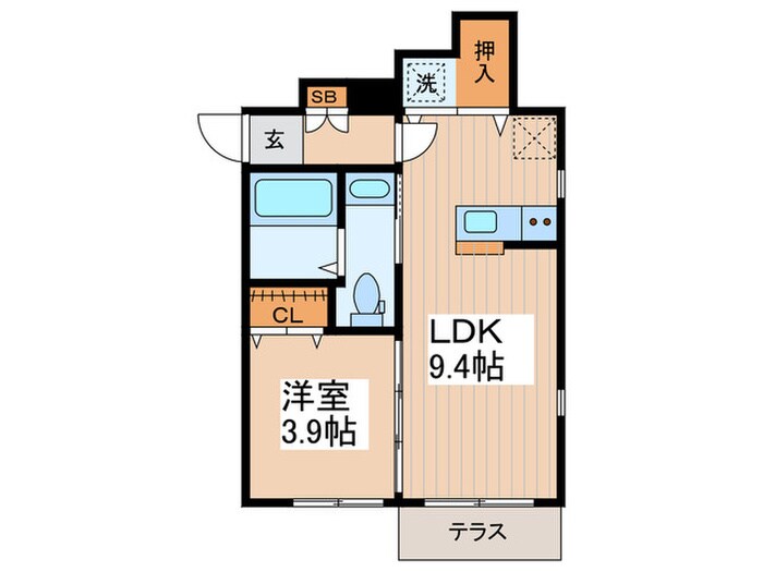 ソレイユ吉祥寺の間取り図