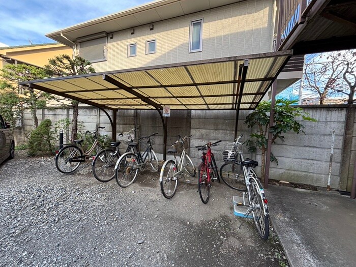 パインハイツⅠの駐輪場