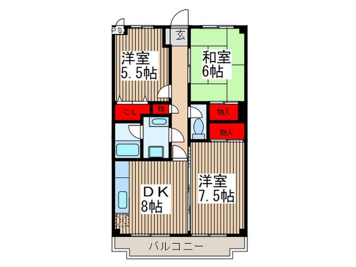 ドムス壱番館の間取り図