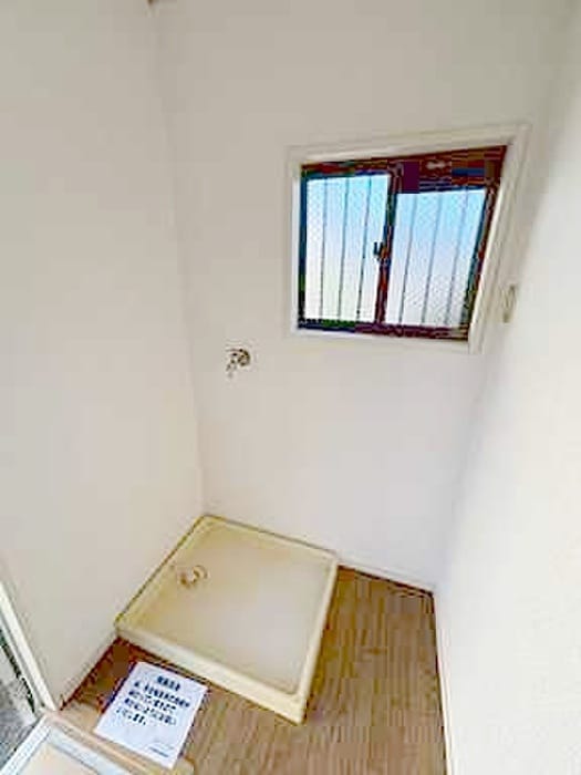 ほほえみハイムの洗濯機置場