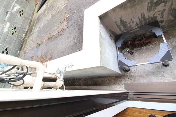 鎌伊ハイツの洗濯機置場